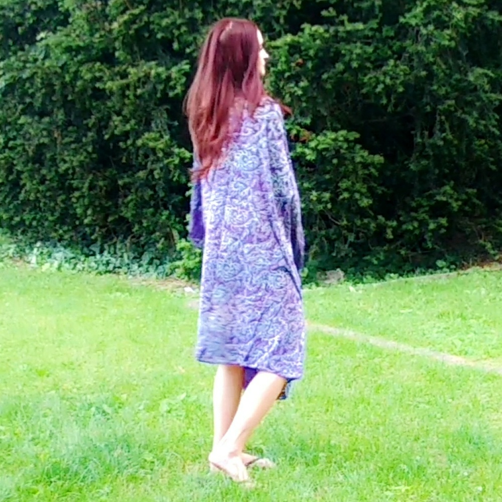 Vintage Batik Oversized Sarong/Beach Wrap/Shawl - Picture 4 of 8